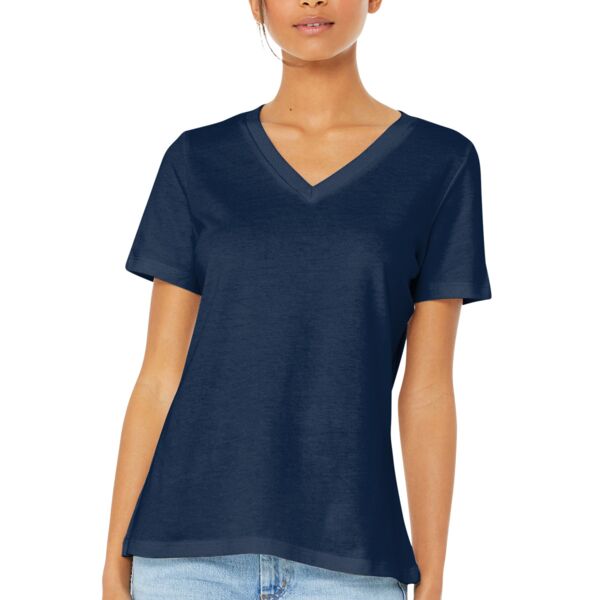 #LM Women's Relaxed Jersey Short Sleeve V Neck Tee Thumbnail