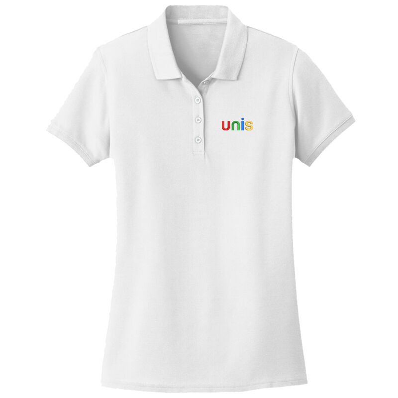 UNIS LADIES WHITE POLO Thumbnail